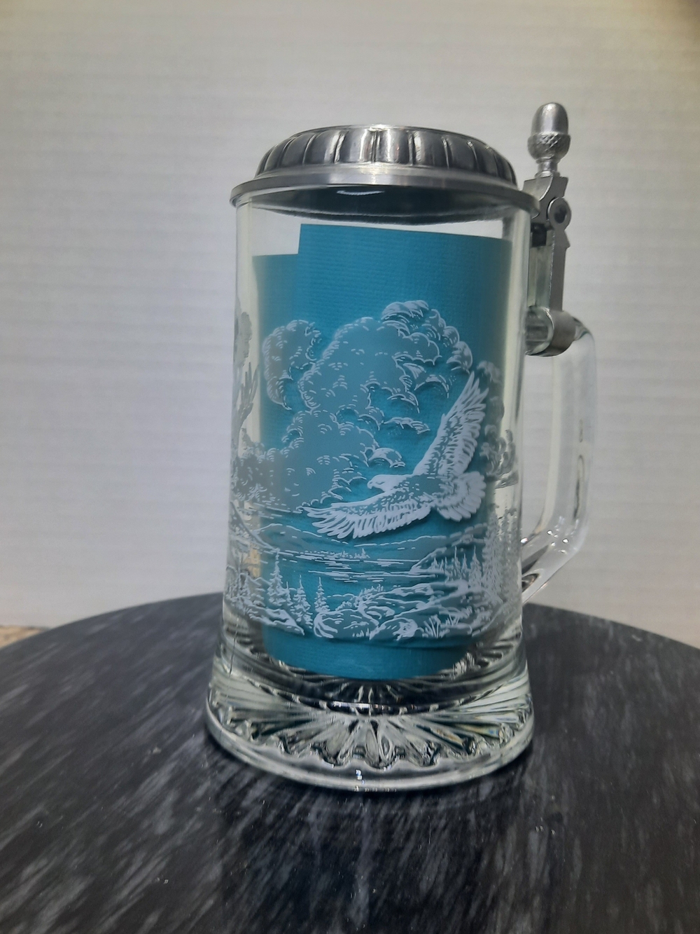 Soaring Eagle German Glass Beer Stein